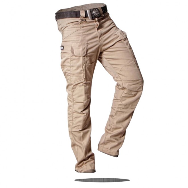 Mens Outdoor Tear-resistant Waterproof Tactical Trousers